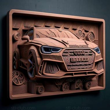 3D мадэль Audi RS3 (STL)
